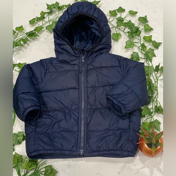 The Children’s Place Blue Puffer Jacket - Picture 2 of 5